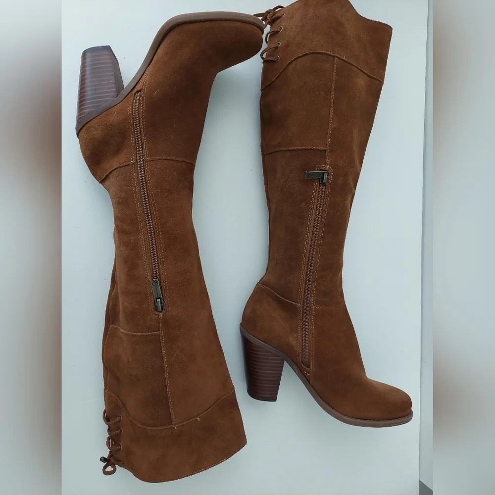 Jessica Simpson Brown Suede Knee-High Women's Boots